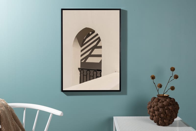 Poster Balcony 70x100 cm - Hvid - Interiør - Maleri & posters - Posters