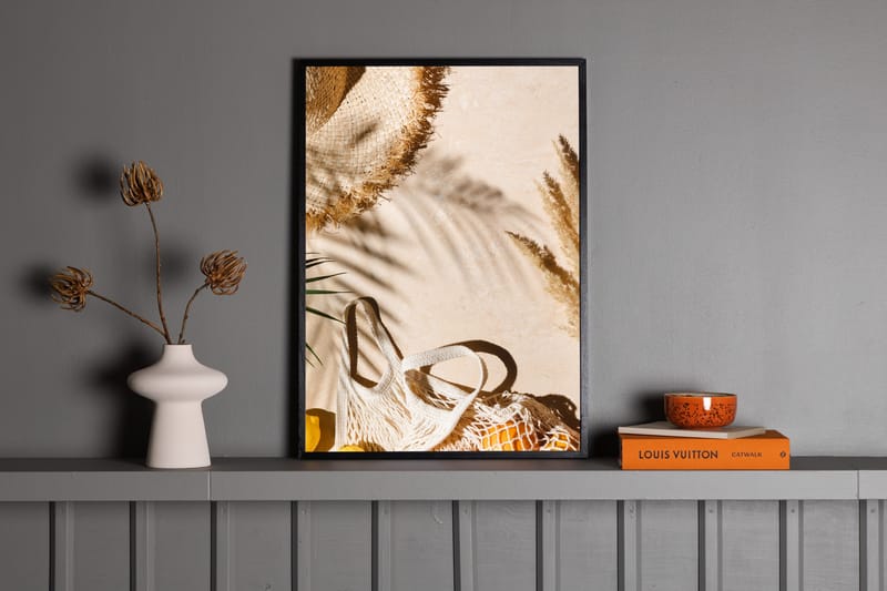 Poster Beach 30x40 cm - Beige - Interiør - Maleri & posters - Posters