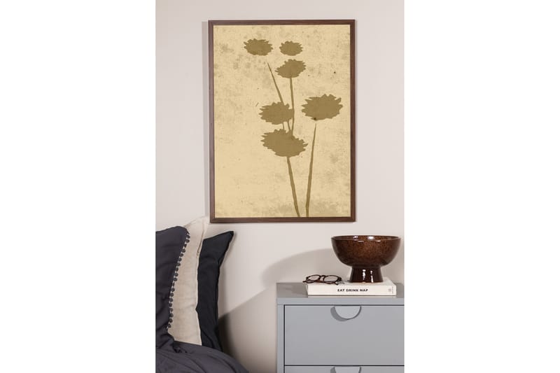 Poster Flower art 21x30 cm - Beige - Interiør - Maleri & posters - Posters