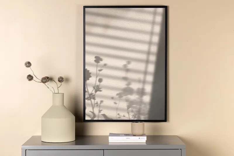 Poster Flower Shadow 50x70 cm - Hvid - Interiør - Maleri & posters - Posters