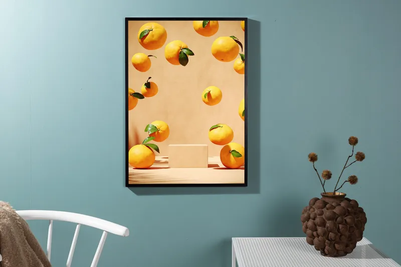 Poster Lemons 30x40 cm - Beige - Interiør - Maleri & posters - Posters