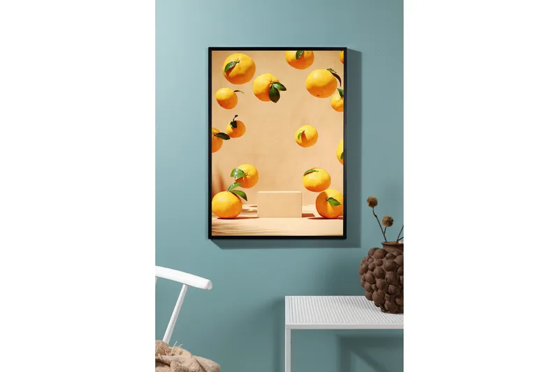 Poster Lemons 30x40 cm - Beige - Interiør - Maleri & posters - Posters