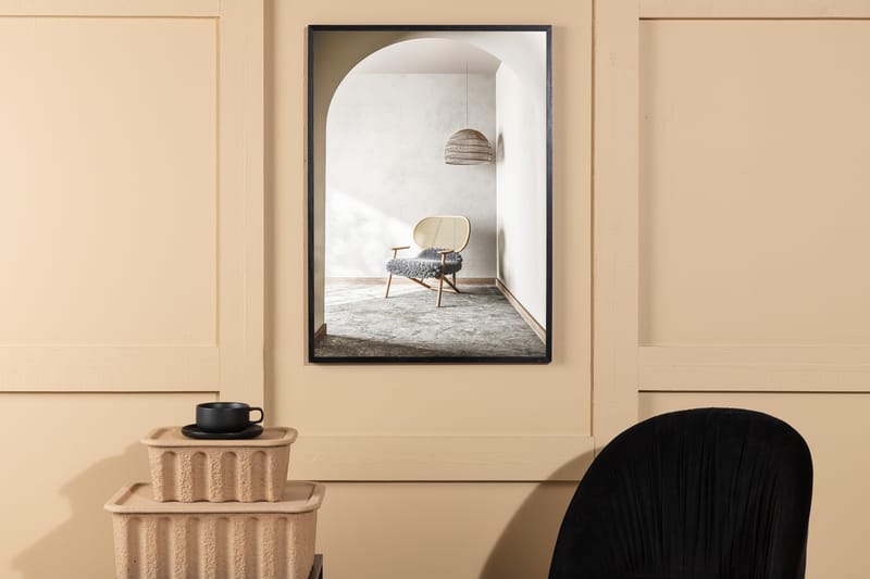 Poster Lounge chair 21x30 cm - Beige - Posters