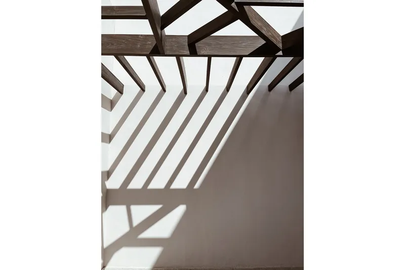 Poster Roof 30x40 cm, Hvid