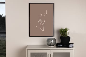 Poster Siluette 30x40 cm - Brun - Interiør - Maleri & posters - Posters