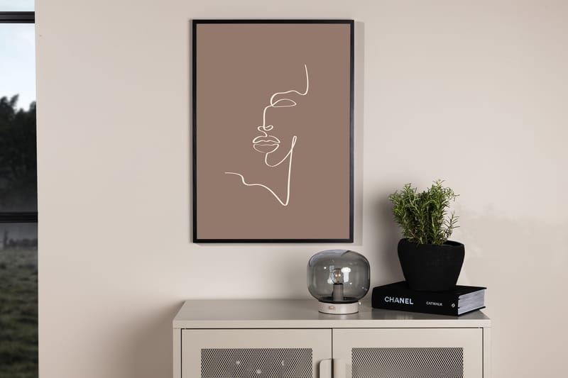 Poster Siluette 30x40 cm - Brun - Interiør - Maleri & posters - Posters