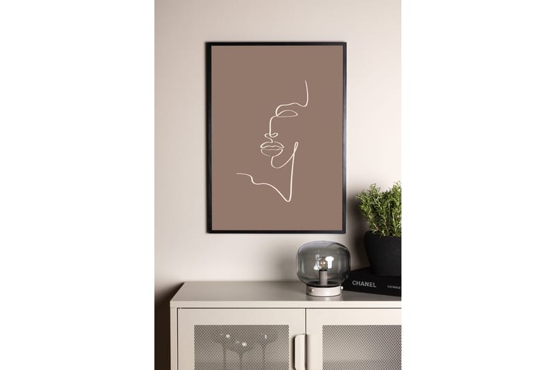 Poster Siluette 70x100 cm - Brun - Interiør - Maleri & posters - Posters