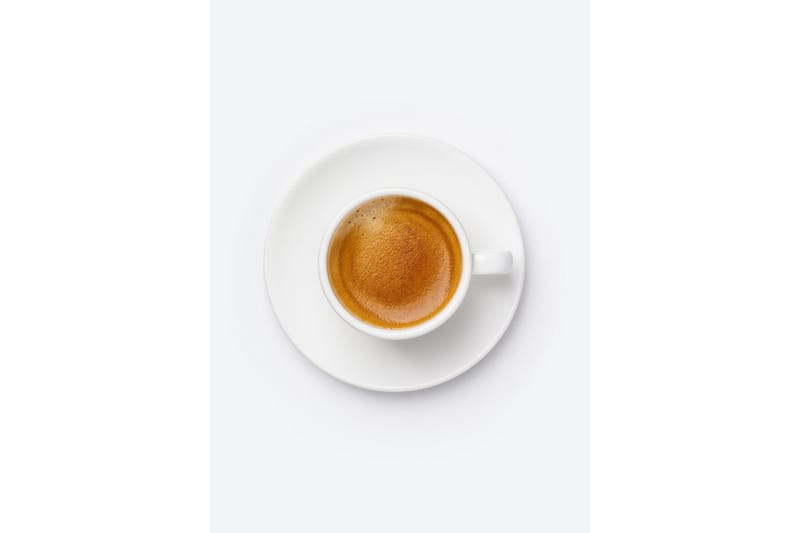 Poster Skimmed coffee 50x70 cm, Brun/Hvid