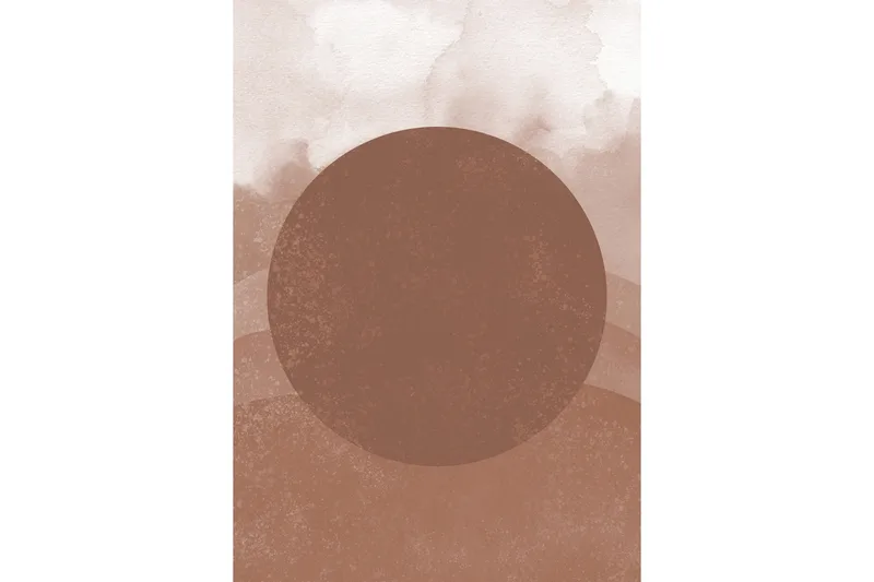 Poster Soft shades 70x100 cm, Brun