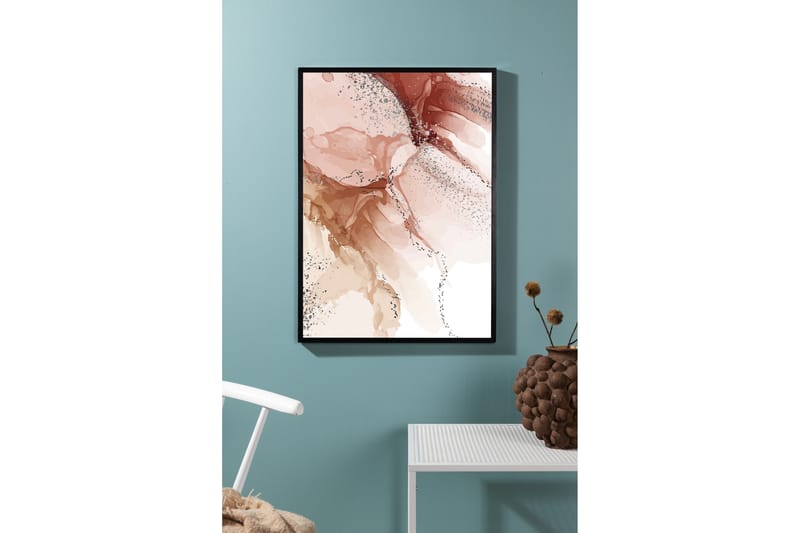 Poster Splash 21x30 cm - Lys lyserød - Interiør - Maleri & posters - Posters