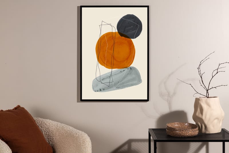 Poster Stones 21x30 cm - Beige - Interiør - Maleri & posters - Posters