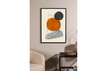 Poster Stones 21x30 cm - Beige - Interiør - Maleri & posters - Posters