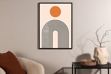 Poster Tempel 70x100 cm - Beige - Interiør - Maleri & posters - Posters
