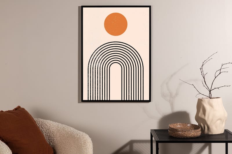 Poster Tempel 70x100 cm - Beige - Interiør - Maleri & posters - Posters