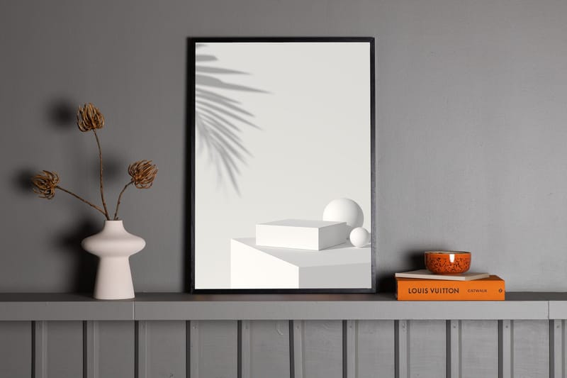 Poster White Box 30x40 cm - Beige - Interiør - Maleri & posters - Posters