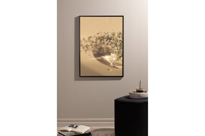 Poster White Flowers 21x30 cm - Beige - Interiør - Maleri & posters - Posters