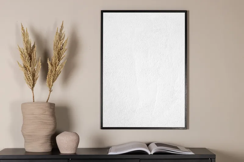 Poster White Reveted 21x30 cm - Hvid - Interiør - Maleri & posters - Posters