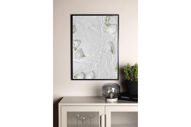 Poster White Roses 21x30 cm - Hvid - Interiør - Maleri & posters - Posters