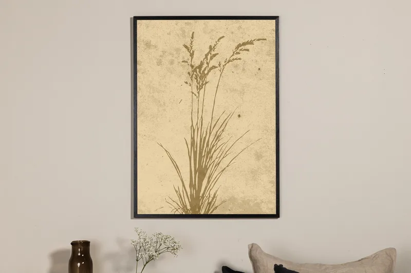 Poster Plant art 30x40 cm - Beige - Interiør - Maleri & posters - Posters