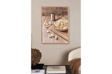 Poster Popcorn 21x30 cm - Beige - Interiør - Maleri & posters - Posters