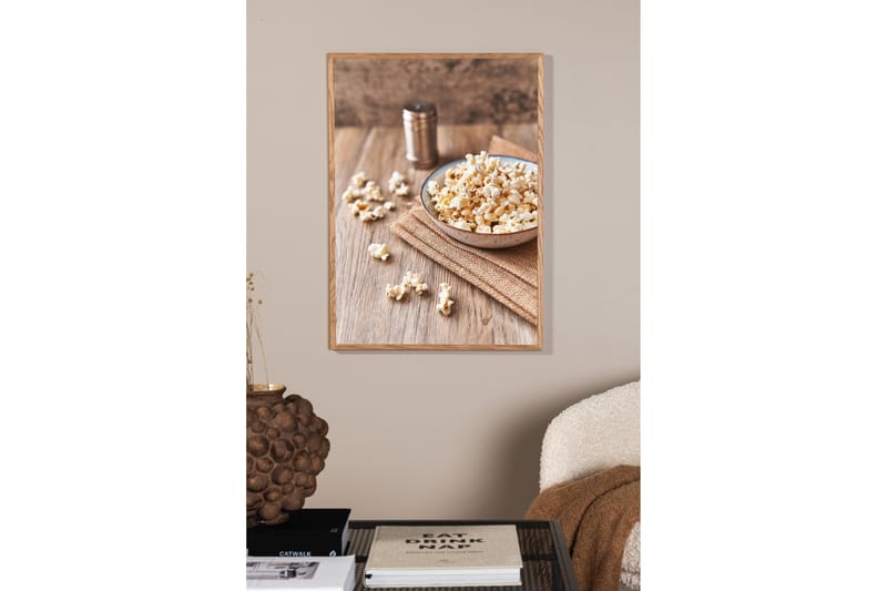 Poster Popcorn 50x70 cm - Beige - Interiør - Maleri & posters - Posters