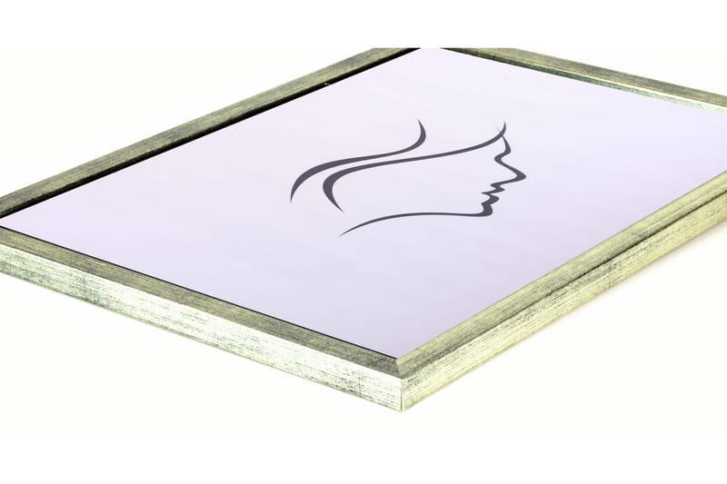 Fotoramme Galant 40x50 cm - Sølv|Plexiglass - Rammer - Fotoramme