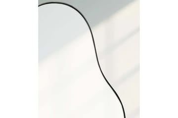 Speil Wohnling Asymmetrisk metallramme oval 80 cm - Interiør - Speil - Gangspeil