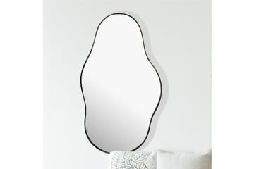 Speil Wohnling Asymmetrisk metallramme oval 80 cm - Interiør - Speil - Gangspeil