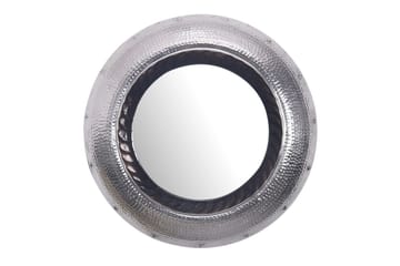 Speil Wohnling Moderne bølgemetallramme rund 74 cm - Interiør - Speil - Gangspeil