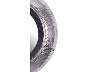 Speil Wohnling Moderne bølgemetallramme rund 74 cm - Interiør - Speil - Gangspeil