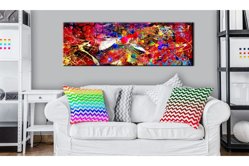 Tavla Red Forest VALUE_MISSING_3 135x45 - Interiør - Maleri & posters - Lerretsbilder