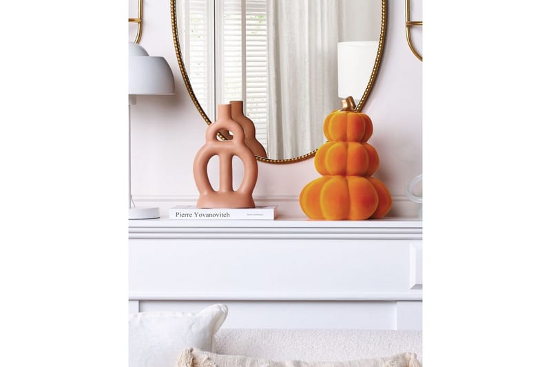 Prydnadsfigur Beliani Kalamata Orange||GOLD - Interiør - Dekorasjon & innredningsdetaljer