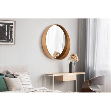 Aldrosin vegghengt speil Rund 60 cm - Hvit - Interiør - Speil - Gangspeil