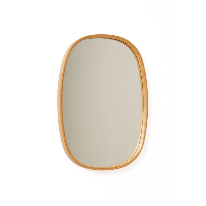 Aranfield vegghengt speil Rektangulær 38 cm - Brun/Hvit - Interiør - Speil - Gangspeil