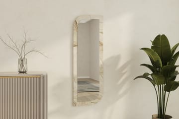 Ayana Vegghengt Speil 40 cm - Beige - Interiør - Speil - Gangspeil