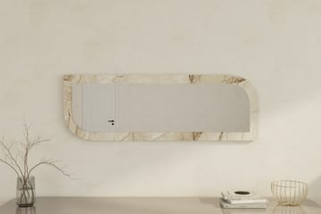 Ayana Vegghengt Speil 40 cm - Beige - Interiør - Speil - Gangspeil