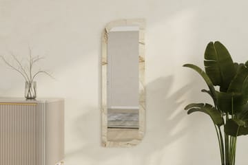 Ayana Vegghengt Speil 40 cm - Beige - Interiør - Speil - Gangspeil