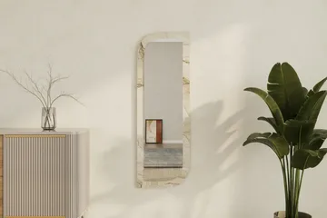 Ayana Vegghengt Speil 40 cm - Beige - Interiør - Speil - Gangspeil