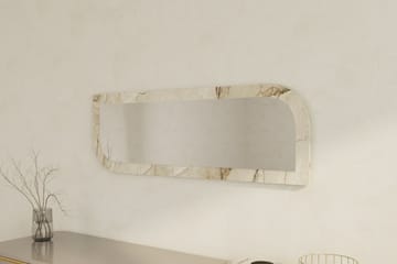 Ayana Vegghengt Speil 40 cm - Beige - Interiør - Speil - Gangspeil