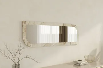 Ayana Vegghengt Speil 40 cm - Beige - Interiør - Speil - Gangspeil