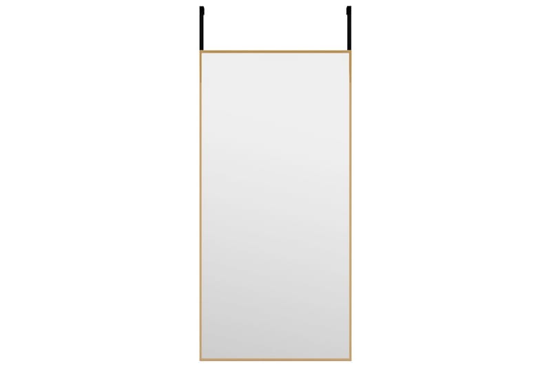 beBasic Dørspeil gull 30x60 cm glass og aluminium - Gull - Dørspeil