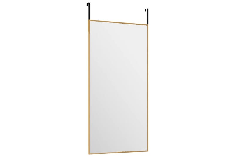 beBasic Dørspeil gull 30x60 cm glass og aluminium - Gull - Dørspeil