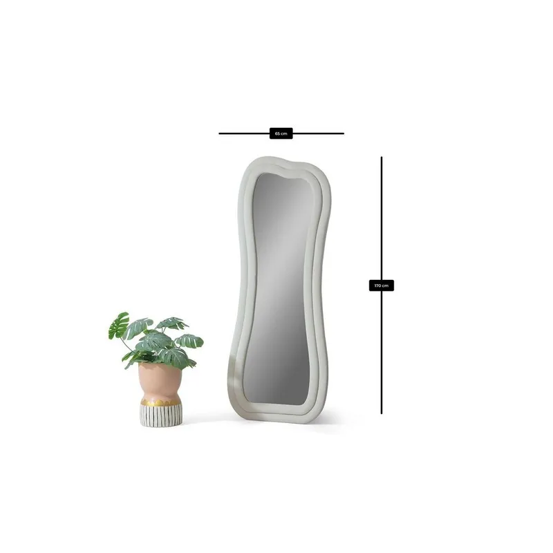 Bordentown Gulvspeil 65 x 170 cm - Kremhvit - Interiør - Speil - Gulvspeil