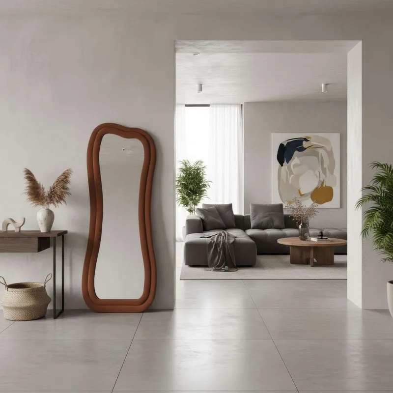 Bordentown Gulvspeil 65 x 170 cm - Rød - Interiør - Speil - Gulvspeil