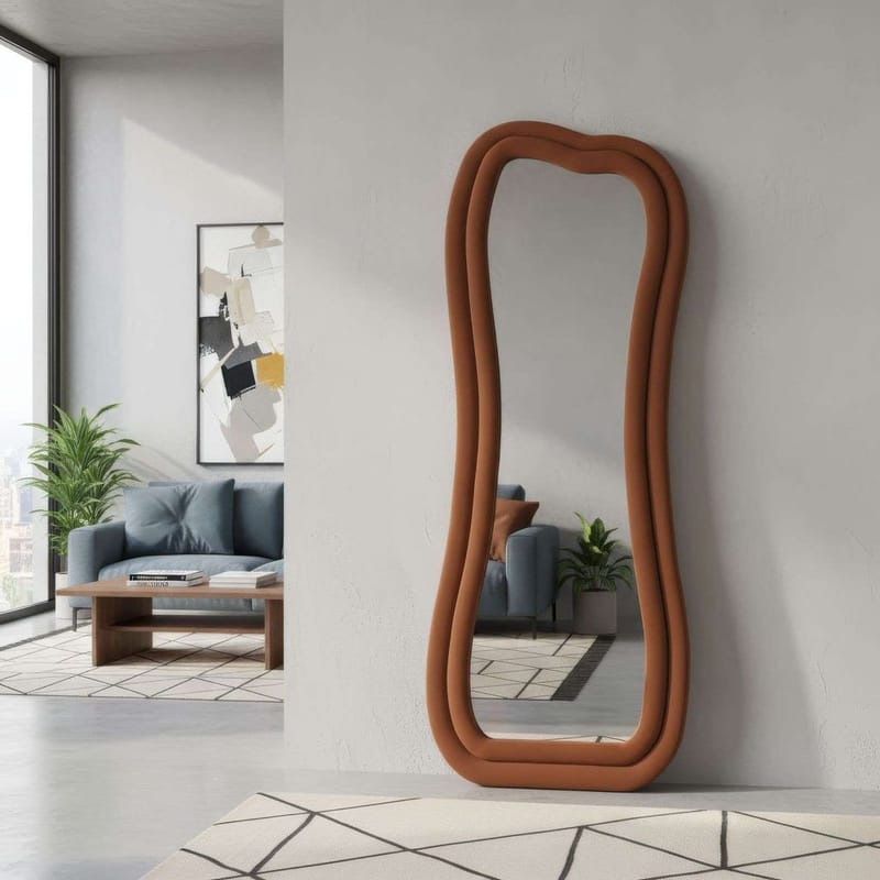 Bordentown Gulvspeil 65 x 170 cm - Rød - Interiør - Speil - Gulvspeil