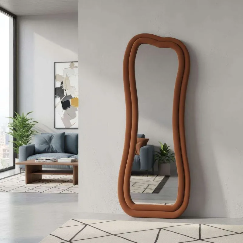 Bordentown Gulvspeil 65 x 170 cm - Rød - Interiør - Speil - Gulvspeil