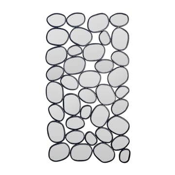 Corano Veggspeil 56x99 cm Organisk Asymmetrisk - Svart og sølvfarget - Interiør - Speil - Gangspeil