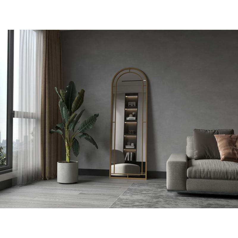 Dasina Gulvspeil 60 x 180 cm - Gull - Interiør - Speil - Gulvspeil