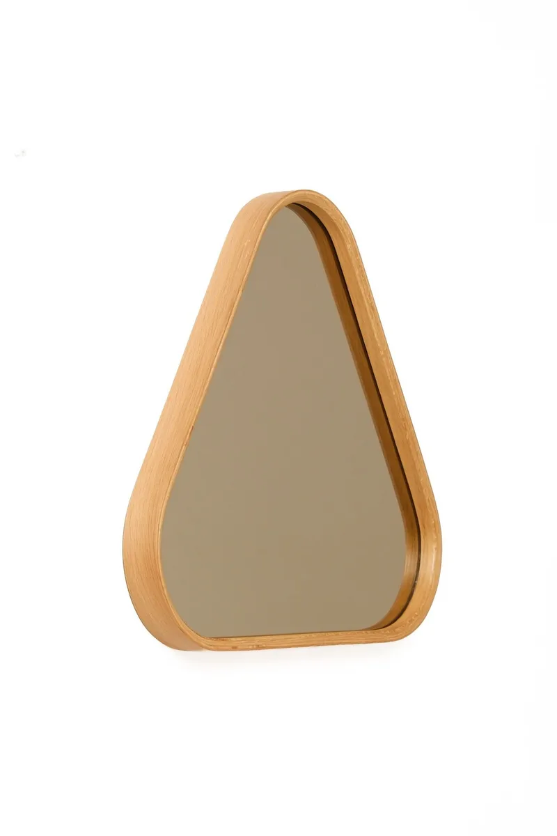 Dekorativt speil Wallxpert Specific (57 x 57 x 4 cm) Eik, Eik