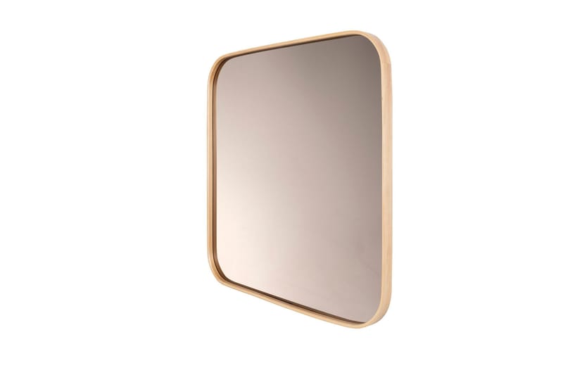Dekorativt speil Wallxpert Square (90 x 90 x 4 cm) Eik - Eik - Interiør - Speil - Gangspeil